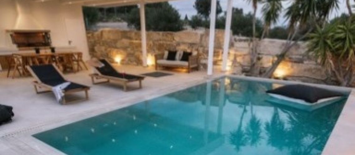 Πωλείται εξαιρετική βίλα με μαγευτική θέα και πισίνα Καμηλάρι Ματάλων Excellent villa for sale with a magnificent view and swimming pool Kamilari Matalon εικόνα ακινήτου