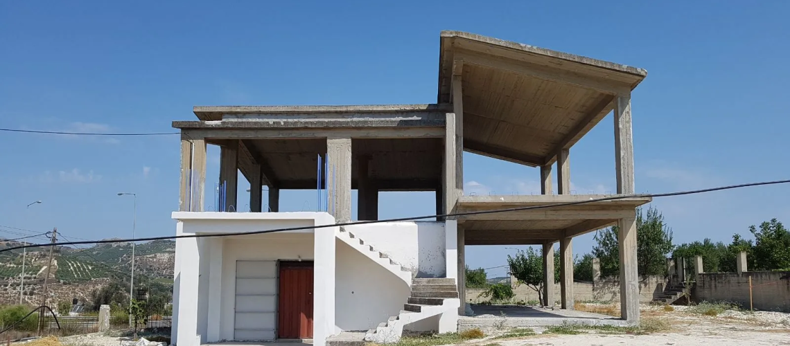 Πωλείται ημιτελές κτίριο Σίβας Ηράκλειο Κρήτης Unfinished building for sale in Sivas, Heraklion, Crete εικόνα ακινήτου