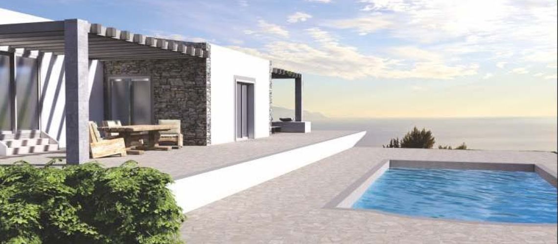 Πωλείται νεόδμητη πολυτελής βίλα 105τμ με καταπληκτική θέα θάλασσα Καμαρίνα Πρέβεζα For sale newly built luxury villa 105sqm with amazing sea view Kamarina Preveza εικόνα ακινήτου