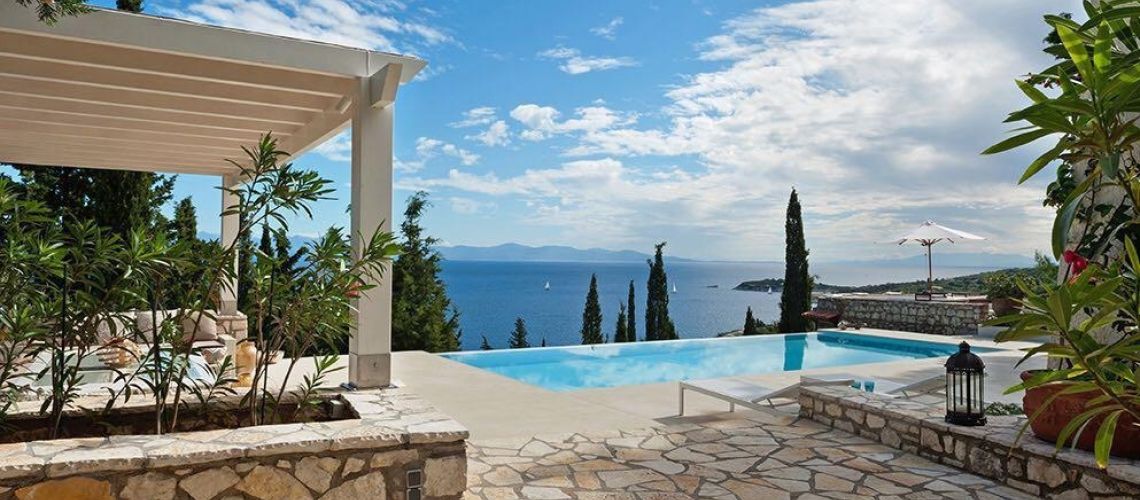 Πωλείται πολυτελή βίλα 180τμ με μαγευτική θέα Λόγγος Παξοί Luxurious villa of 180sqm for sale with magnificent views, Longos, Paxos εικόνα ακινήτου
