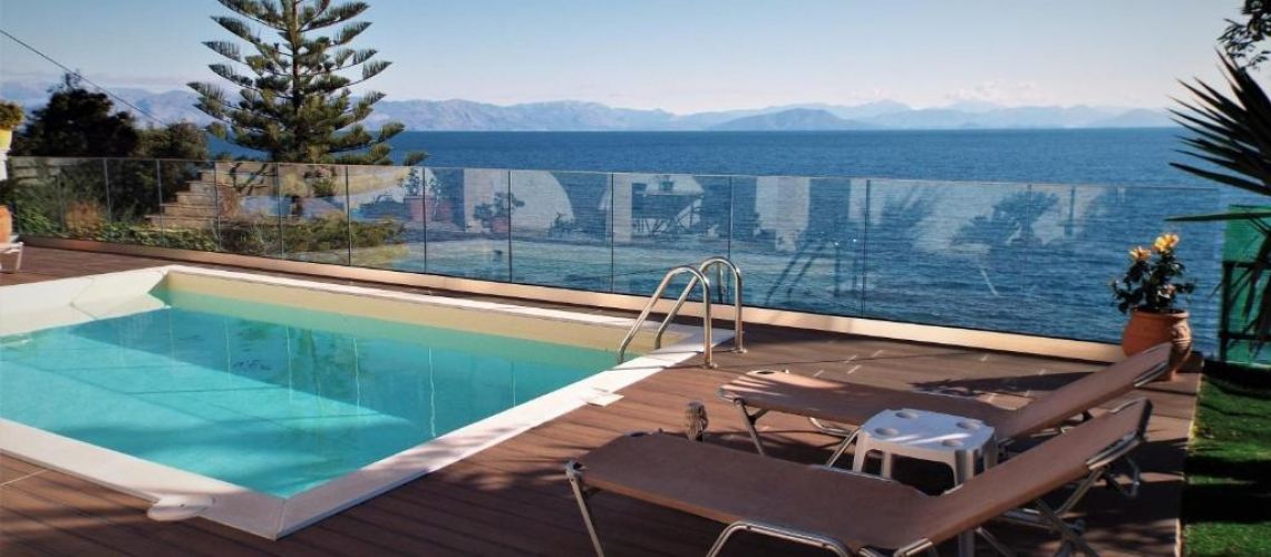 Πωλείται βίλα παραθαλάσσια 263τμ Κέρκυρα Seaside villa for sale 263sqm Corfu εικόνα ακινήτου
