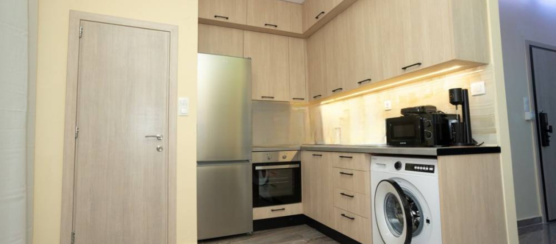 Πωλείται ανακαινισμένη δίχωρη γκαρσονιέρα Συκιές Θεσσαλονίκη Renovated one bedroom apartment for sale, Sykies, Thessaloniki εικόνα ακινήτου