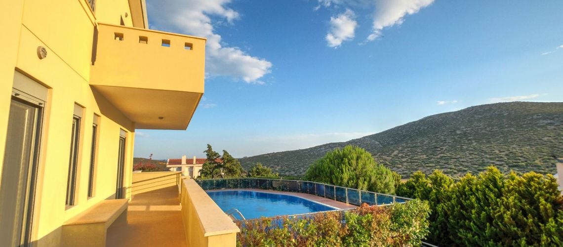 Λεγρενά επενδυτική μονοκατοικία θέα θάλασσα και βουνό, ήσυχη, σε μεγάλο οικόπεδο Legrena investment detached house with sea and mountain views, quiet, on a large plot εικόνα ακινήτου
