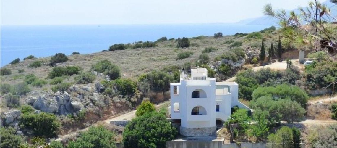 Πωλείται μονοκατοικία σε οικόπεδο με ελαιόδεντρα και θέα θάλασσα Πλατιά Άμμος Κύθηρα Detached house for sale on a plot with olive trees and sea view, Platia Ammos, Kythira εικόνα ακινήτου