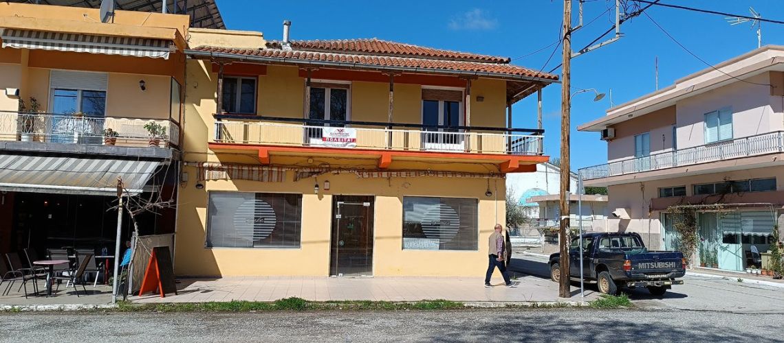 Πωλείται μονοκατοικία με κατάστημα κεντρική πλατεία Νέο Σιδηροχώρι Ροδόπη Detached house with shop for sale, central square, Neo Sidirochori, Rodopi εικόνα ακινήτου