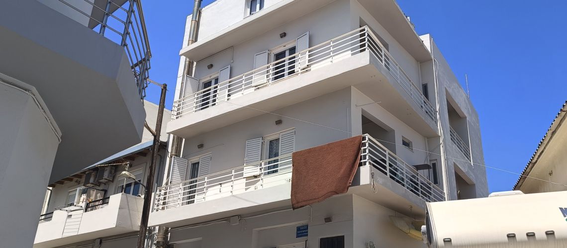 Ενοικιάζεται τριάρι οροφοδιαμέρισμα Γ.Μαρκατάτου 25 Καμίνια Ηράκλειο Κρήτης Two bedrooms apartment for rent, G. Markatatou 25, Kaminia, Heraklion, Crete εικόνα ακινήτου