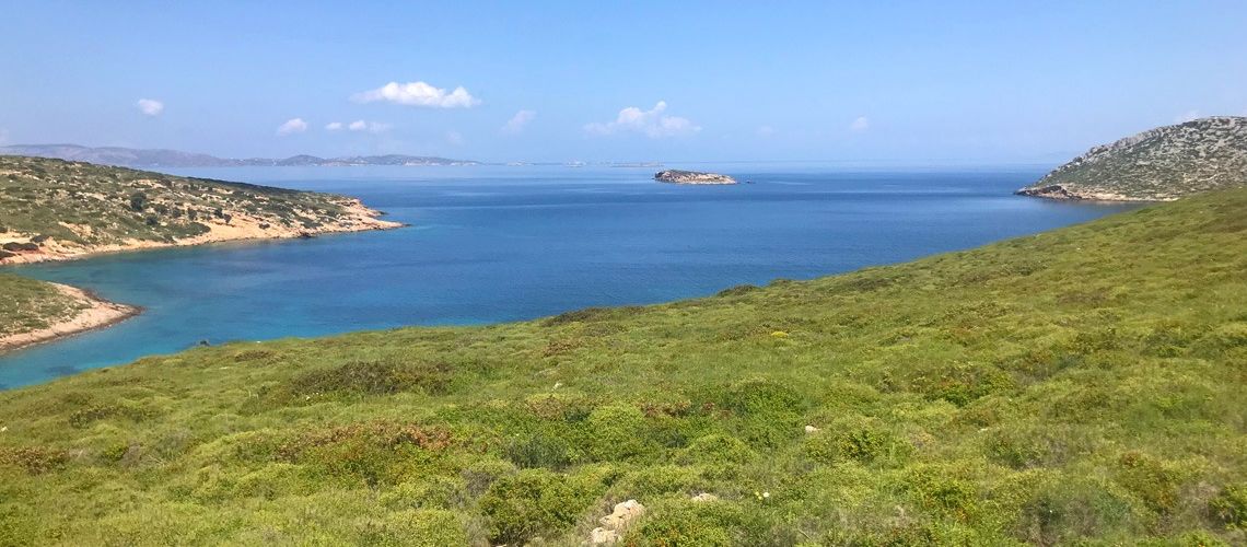 Πωλείται μεγάλο επενδυτικό οικόπεδο με πανοραμική θέα θάλασσα Μπλεφούτι Λέρος For sale large investment plot with panoramic sea view in Blefouti, Leros εικόνα ακινήτου