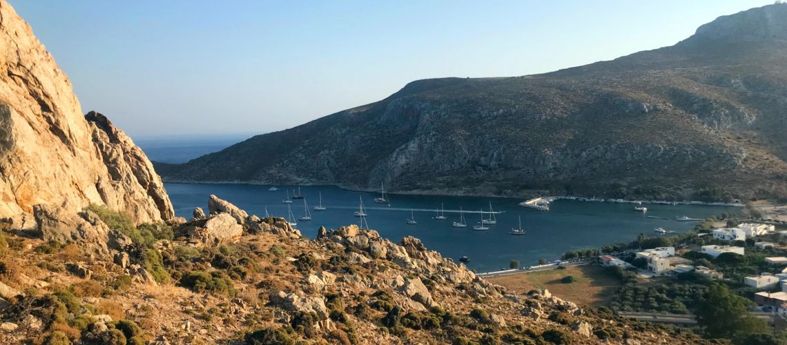 Πωλείται μεγάλο επενδυτικό οικόπεδο με πανοραμική θέα Ξηρόκαμπος Λέρο Large investment plot with panoramic view for sale Xirokampos Leros εικόνα ακινήτου