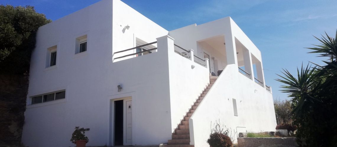 Πωλείται μονοκατοικία με μεγάλο οικόπεδο και υπέροχη θέα Άγκυρα Λέρος Detached house for sale with large plot and wonderful views in Agkyra, Leros εικόνα ακινήτου