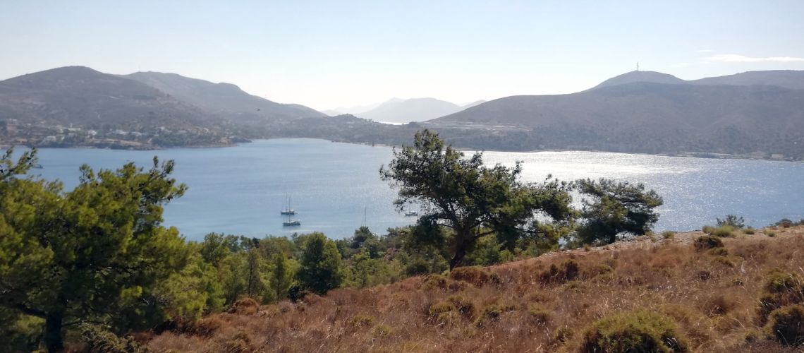 Πωλείται οικόπεδο με εκπληκτική θέα θάλασσα Κουλούκι Λέρος Plot for sale with stunning sea view Koulouki Leros εικόνα ακινήτου