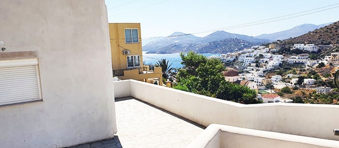 Πωλείται ανακαινισμένο παραδοσιακό σπίτι με υπέροχη θέα Πλάτανος Λέρος Renovated traditional house for sale with wonderful views, Platanos, Leros εικόνα ακινήτου
