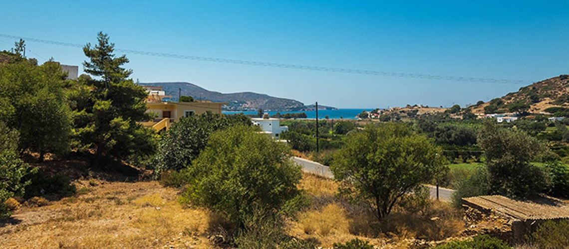 Πωλείται οικόπεδο σε πλαγιά με θέα θάλασσα Γούρνα Λέρος Plot for sale on a slope with sea view, Gourna, Leros εικόνα ακινήτου