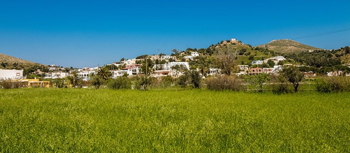 Πωλείται οικόπεδο για εμπορική χρήση δίπλα στο γήπεδο Ξηροκάμπου Λέρος Land for commercial use for sale next to the Xirokampos stadium Leros εικόνα ακινήτου
