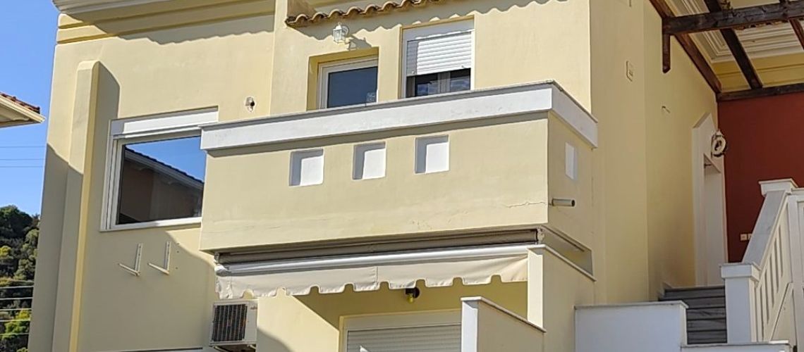 Πωλείται τεσσάρι διαμέρισμα με θέα θάλασσα Αλμυρή Κορινθίας εικόνα ακινήτου