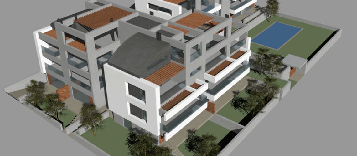 Πωλείται Συγκρότημα Δύο Τριώροφων Πολυκατοικιών με Πισίνα Nέα Κηφισιά Αθήνα εικόνα ακινήτου